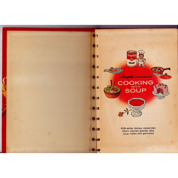 Cooking With Soup – Campbell Cookbook (Revised 1970 Spiral Edition) - Picture 2 of 6